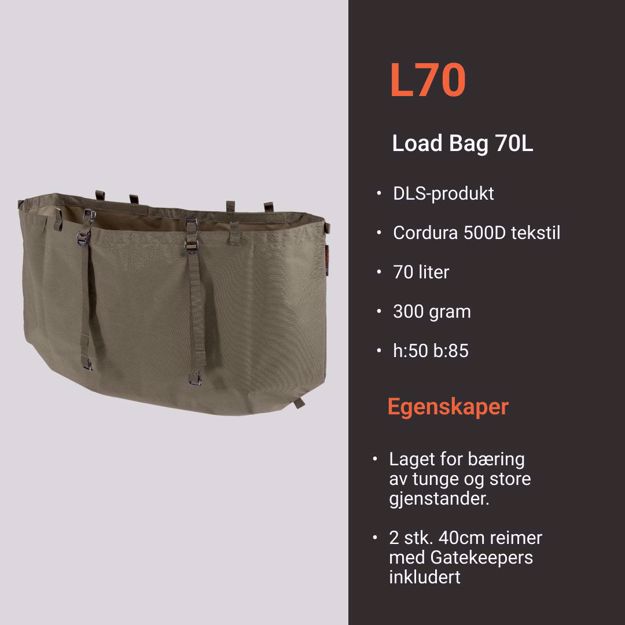 Bilde av  Vorn L70 - Load Bag 70L