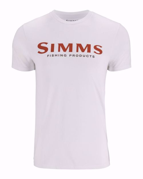 Bilde av Simms Logo T-shirt White