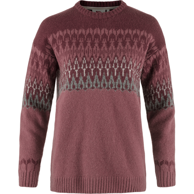 Bilde av Fjellreven Övik Path Knit W - Mesa Purple-Dark Garnet