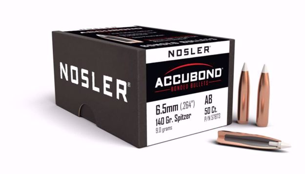 Bilde av Nosler Accubond Kuler 6,5 mm 9,0 g / 140 gr 50pk