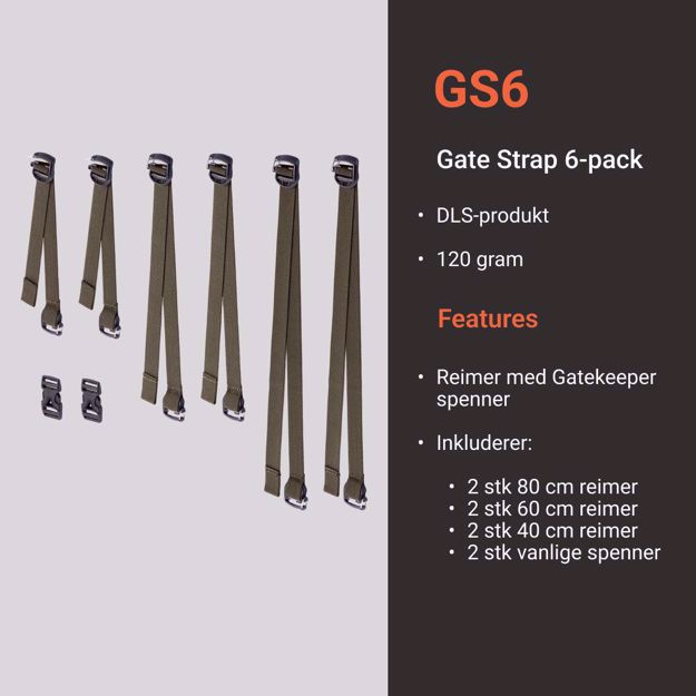 Bilde av Vorn GS6 - Gate Strap 6-pack